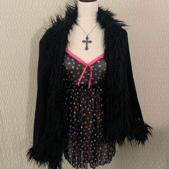 Mesh lace slip dress - Picture 1 of 4